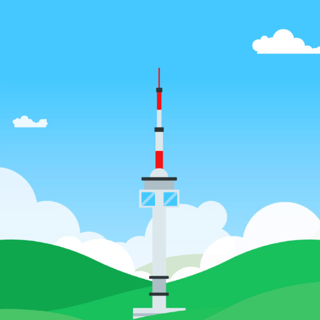 Illustration de la 'N Seoul Tower'